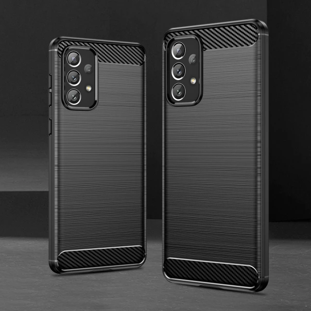 Чохол HRT Carbon Case для Samsung Galaxy A73 Black (9145576249147)