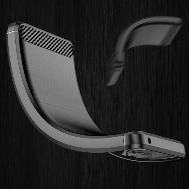 Чехол Hurtel Carbon Case Flexible Cover для Realme 9 Pro Black (9145576249215)