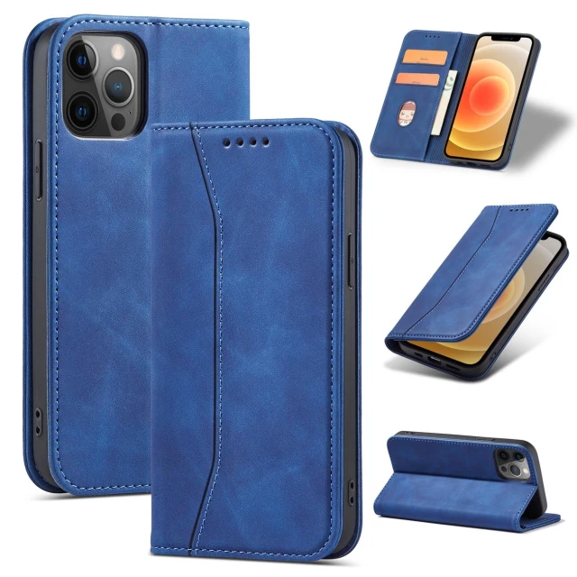 Чохол Hurtel Pouch Card Wallet для iPhone 12 Pro Max Blue (9145576249475)