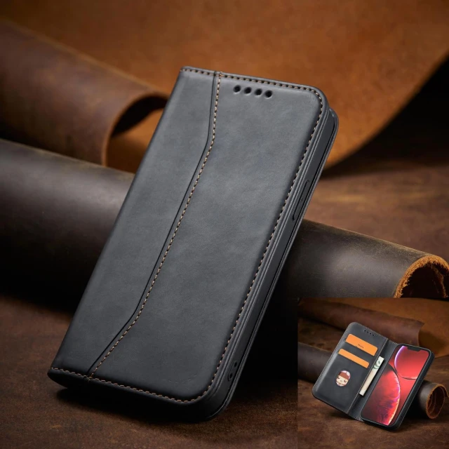 Чохол Hurtel Magnet Fancy Case для iPhone 13 Pro Max Black (9145576249628)