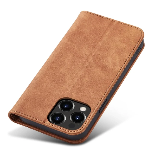 Чохол Hurtel Magnet Fancy Case для iPhone 13 Pro Max Brown (9145576249642)