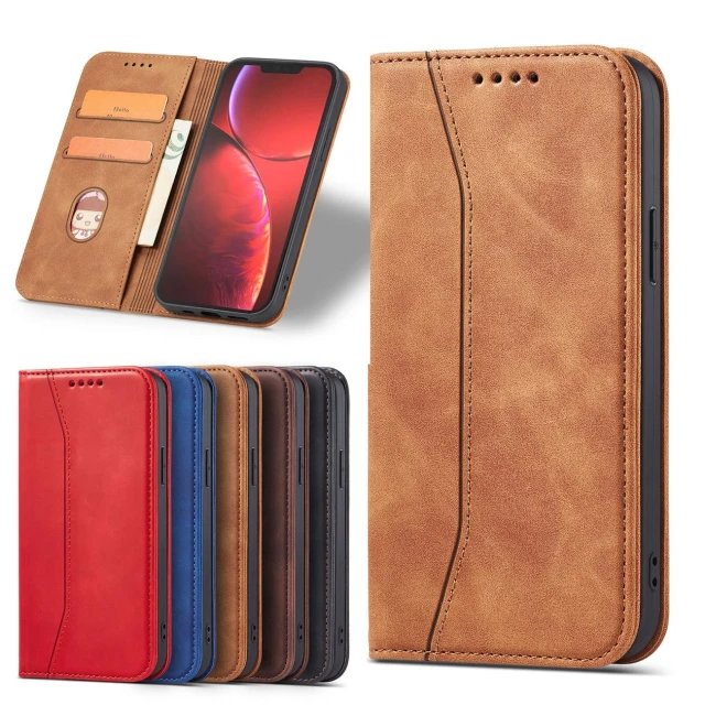 Чохол Hurtel Magnet Fancy Case для iPhone 13 Pro Max Brown (9145576249642)