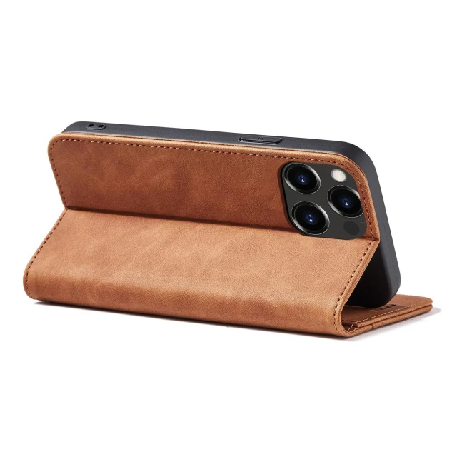 Чохол Hurtel Magnet Fancy Case для iPhone 13 Pro Max Brown (9145576249642)