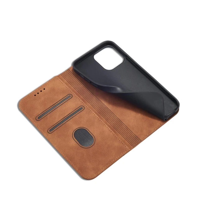 Чохол Hurtel Magnet Fancy Case для iPhone 13 Pro Max Brown (9145576249642)