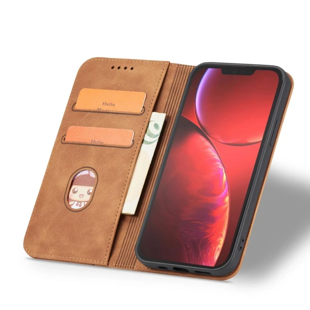 Чохол Hurtel Magnet Fancy Case для iPhone 13 Pro Max Brown (9145576249642)