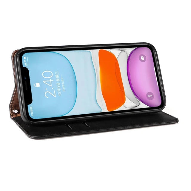 Чехол Hurtel Magnet Strap Case для iPhone 12 Black (9145576250068)