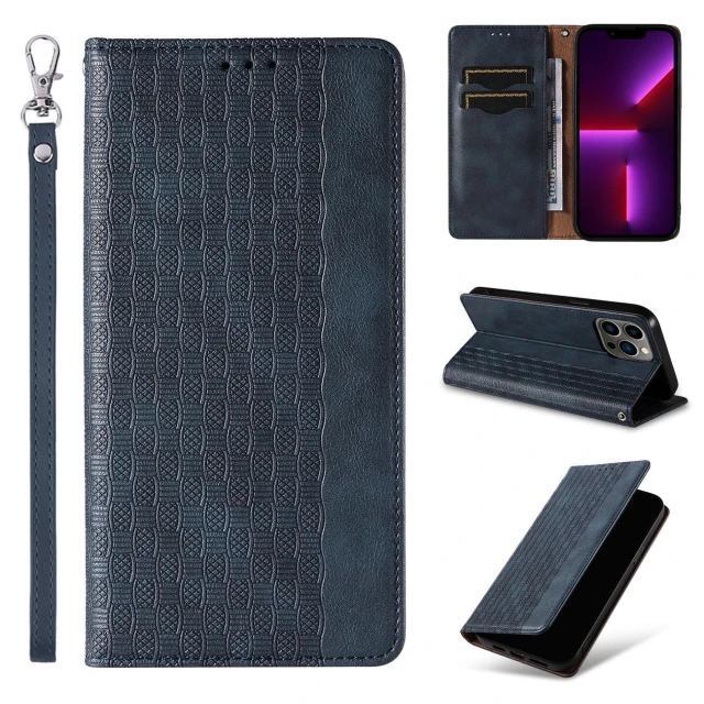 Чохол Hurtel Pouch Wallet Mini Lanyard Pendant для iPhone 12 Pro Blue (9145576250112)