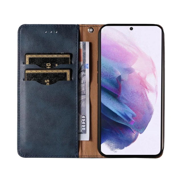 Чохол-книжка HRT Magnet Strap Case для Samsung Galaxy S22 Plus Blue (9145576250631)