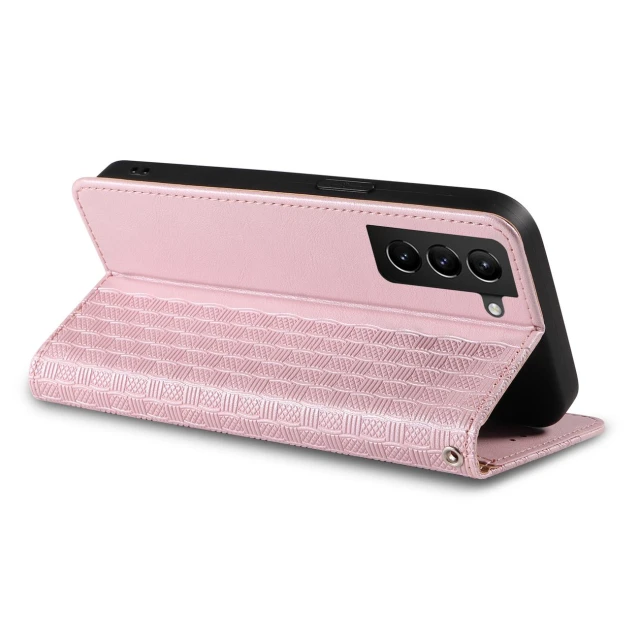 Чохол-книжка HRT Magnet Strap Case для Samsung Galaxy S22 Plus Pink (9145576250648)