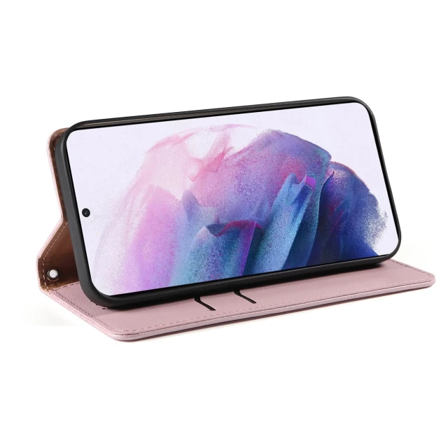 Чохол-книжка HRT Magnet Strap Case для Samsung Galaxy S22 Plus Pink (9145576250648)