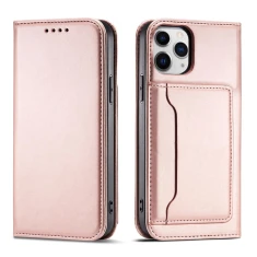Чохол Hurtel Magnet Card Case для iPhone 12 Pro Pink (9145576250808)
