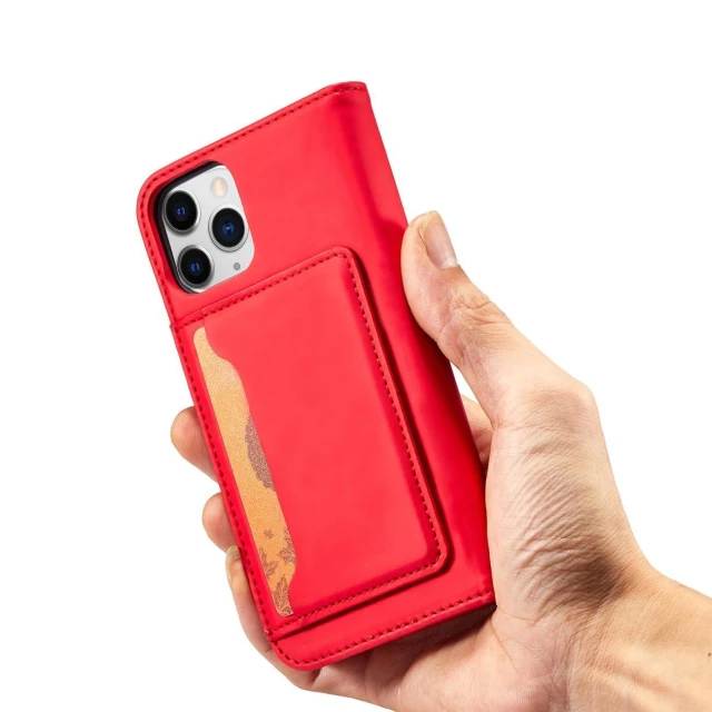 Чохол Hurtel Magnet Card Case для iPhone 12 Pro Red (9145576250815)