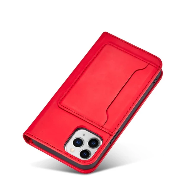 Чохол Hurtel Magnet Card Case для iPhone 12 Pro Red (9145576250815)