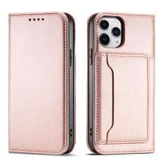 Чехол Hurtel Pouch Card Wallet для iPhone 12 Pro Max Pink (9145576250846)