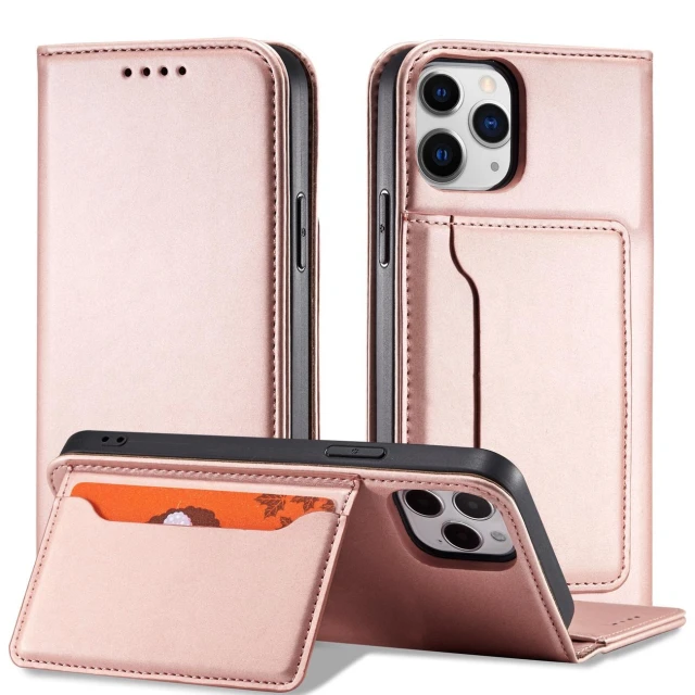 Чохол Hurtel Pouch Card Wallet для iPhone 12 Pro Max Pink (9145576250846)
