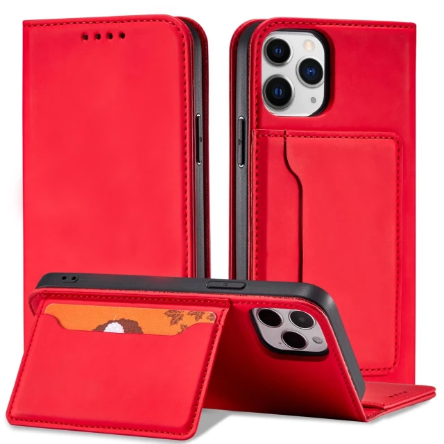 Чохол Hurtel Pouch Card Wallet для iPhone 12 Pro Max Red (9145576250853)