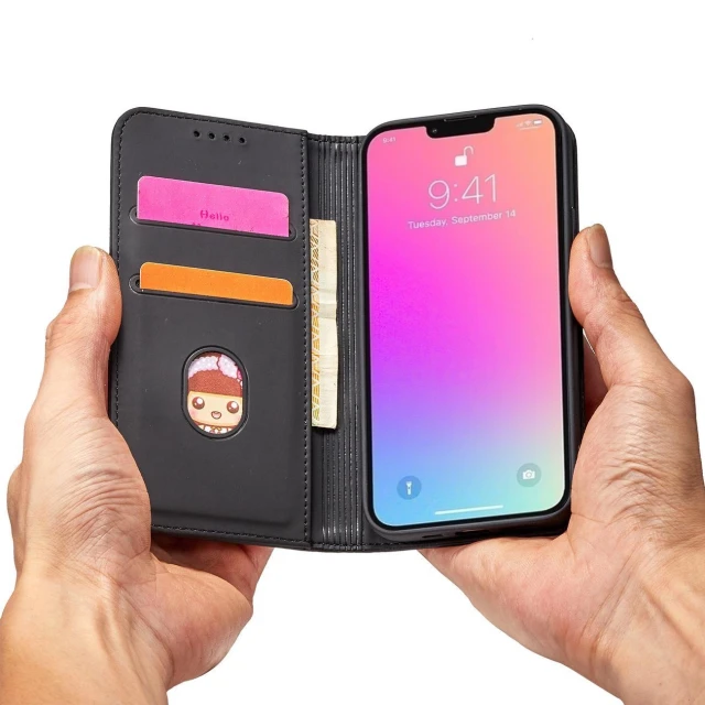 Чохол Hurtel Pouch Card Wallet для iPhone 13 Pro Max Black (9145576250983)