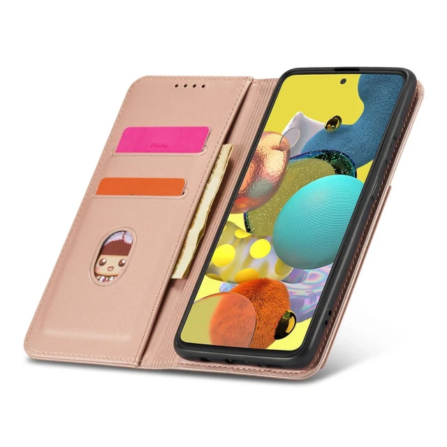 Чохол Hurtel Pouch Card Wallet для Samsung Galaxy A12 5G Pink (9145576251041)