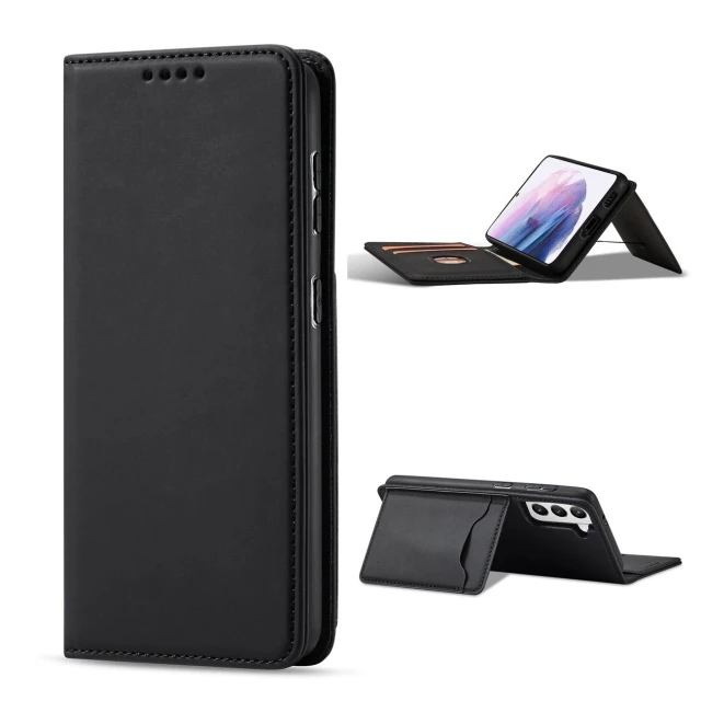 Чохол-книжка HRT Magnet Card Case для Samsung Galaxy S22 Plus Black (9145576251300)