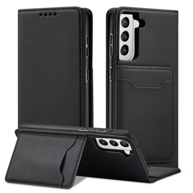 Чохол-книжка HRT Magnet Card Case для Samsung Galaxy S22 Plus Black (9145576251300)