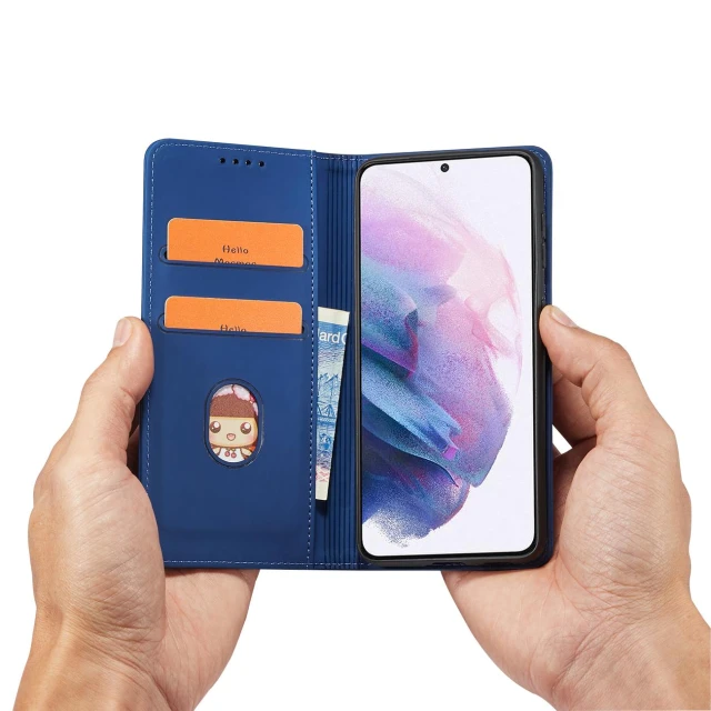 Чохол-книжка HRT Magnet Card Case для Samsung Galaxy S22 Plus Blue (9145576251317)