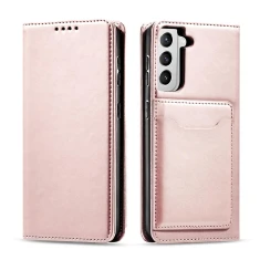 Чохол-книжка HRT Magnet Card Case для Samsung Galaxy S22 Plus Pink (9145576251324)