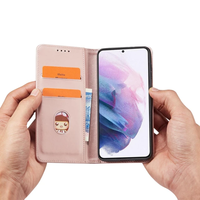 Чохол-книжка HRT Magnet Card Case для Samsung Galaxy S22 Plus Pink (9145576251324)