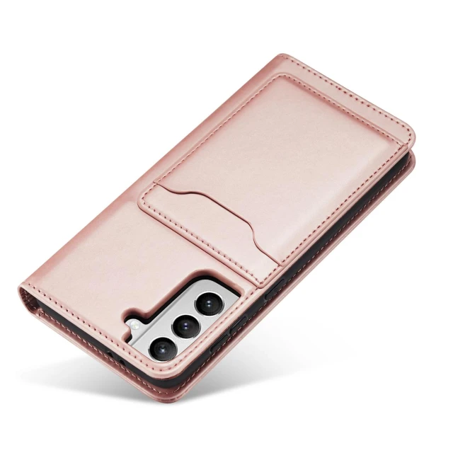 Чохол-книжка HRT Magnet Card Case для Samsung Galaxy S22 Plus Pink (9145576251324)