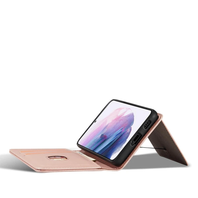 Чохол-книжка HRT Magnet Card Case для Samsung Galaxy S22 Plus Pink (9145576251324)