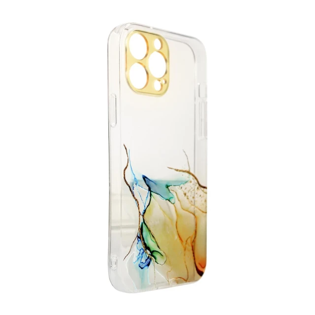 Чохол Hurtel Marble для iPhone 12 Pro Max Orange (9145576251492)
