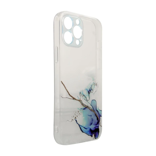 Чохол Hurtel Marble для iPhone 12 Pro Max Blue (9145576251522)