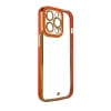 Чохол Hurtel Gold Frame Gel Cover для iPhone 12 Red (9145576252017)