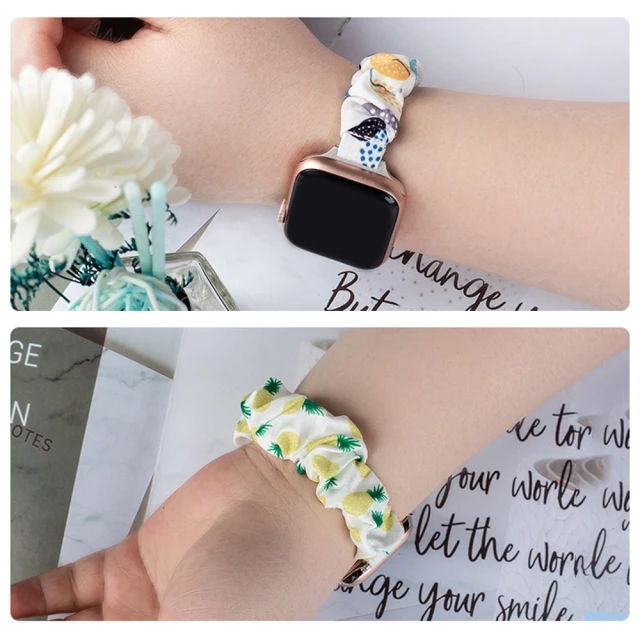 Ремінець Hurtel для Apple Watch Series 7/6/5/4/3/2/SE 45/44/42 mm Pineapple (9145576255377)