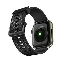 Ремінець Hurtel для Apple Watch Ultra 3/2/1 49 mm | Series 11/10 46 mm | Series 9/8/7/6/5/4/SE 45 mm | 44 mm Black (9145576255445)