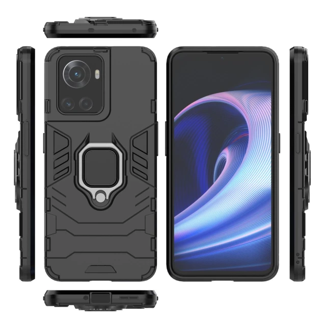 Чехол HRT Ring Armor для OnePlus Ace Black (9145576257067)