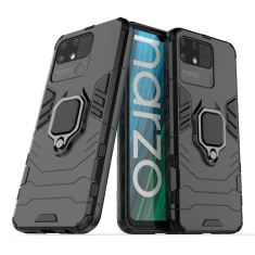 Чохол HRT Ring Armor для Realme Narzo 50A Black (9145576257104)