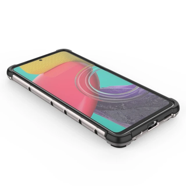 Чохол Hurtel Honeycomb Case для Samsung Galaxy M53 5G Clear (9145576257180)