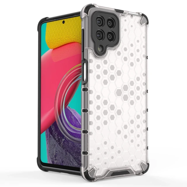 Чохол Hurtel Honeycomb Case для Samsung Galaxy M53 5G Clear (9145576257180)