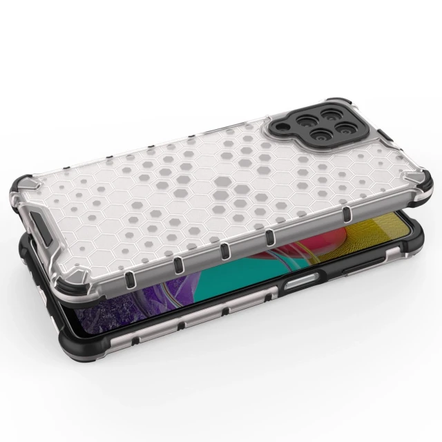 Чохол Hurtel Honeycomb Case для Samsung Galaxy M53 5G Clear (9145576257180)