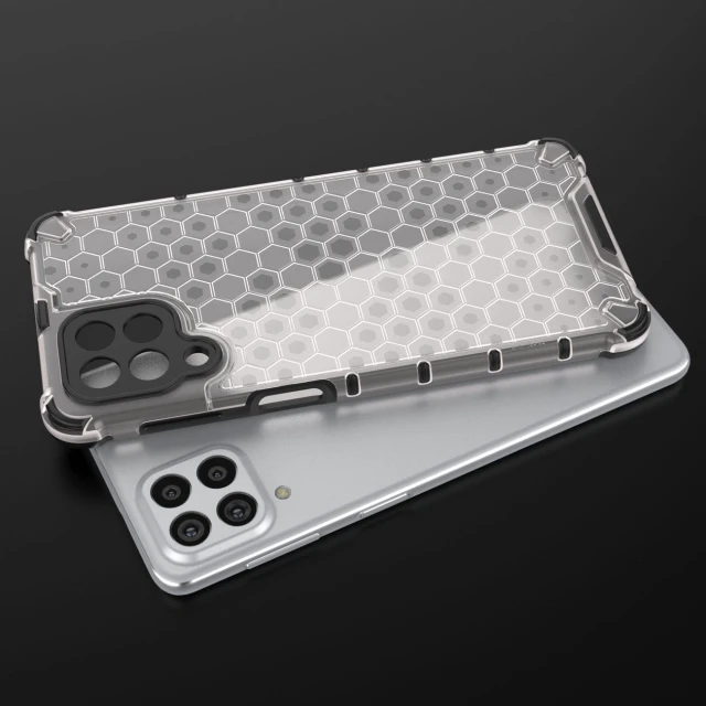 Чохол Hurtel Honeycomb Case для Samsung Galaxy M53 5G Clear (9145576257180)