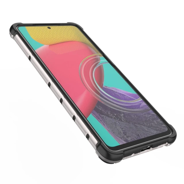 Чохол Hurtel Honeycomb Case для Samsung Galaxy M53 5G Clear (9145576257180)