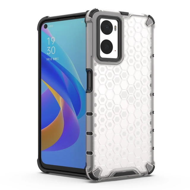 Чохол HRT Honeycomb для Oppo A76 | A36 | Realme 9i Clear (9145576257210)