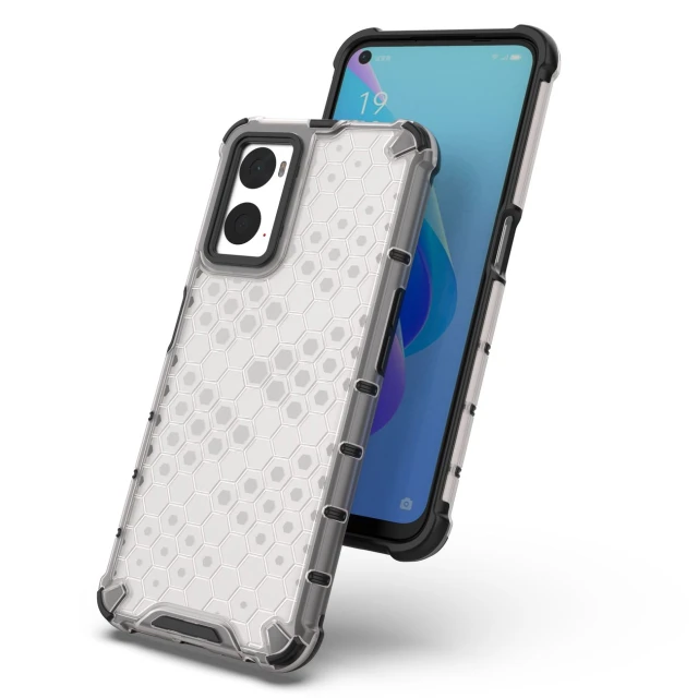 Чохол HRT Honeycomb для Oppo A76 | A36 | Realme 9i Clear (9145576257210)
