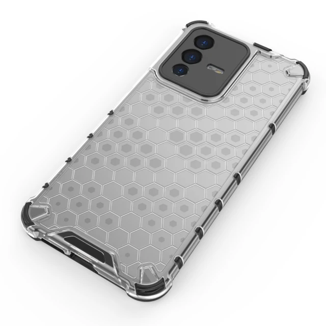Чехол HRT Honeycomb для Vivo V23 5G Clear (9145576257296)