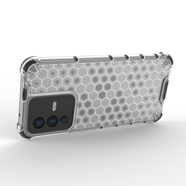 Чехол HRT Honeycomb для Vivo V23 5G Clear (9145576257296)