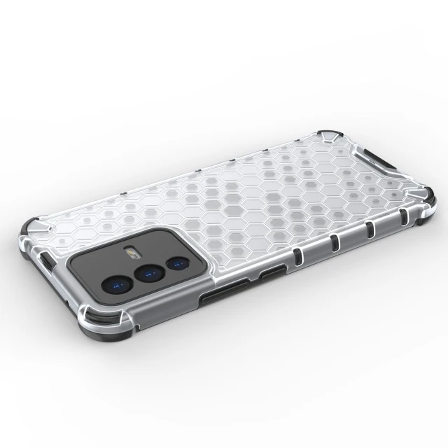 Чехол HRT Honeycomb для Vivo V23 5G Clear (9145576257296)