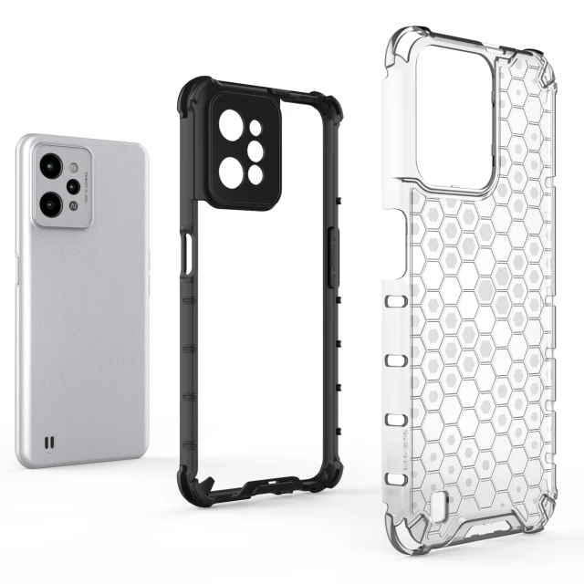 Чохол HRT Honeycomb для Realme C31 Clear (9145576257319)