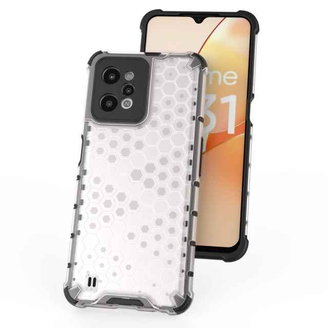 Чохол HRT Honeycomb для Realme C31 Clear (9145576257319)