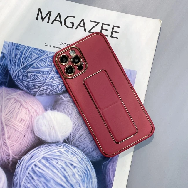 Чехол Hurtel Kickstand Case для iPhone 12 Red (9145576259832)