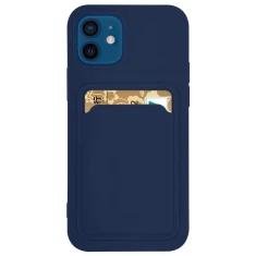 Чохол Hurtel Card Holder для Xiaomi Redmi Note 11 Pro Plus 5G Navy (9145576260388)